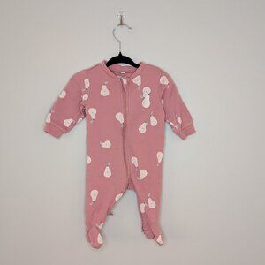 ❤️ 2 for 10 ❤️ Pink Pear Sleeper Pekkle 3M